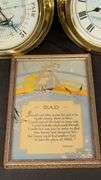 Nautical Brass Clock and Barometer Set, Brass Material