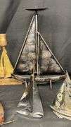 Metal Sailboat Sculptures, Various Designs.