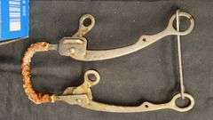 Equestrian Horse Bits and Leather Reins Set, Various Styles