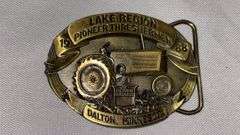 Lake Region Pioneer Threshermen Commemorative Belt Buckles, Limited Edition