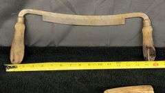Vintage Drawknives, Wooden Handles