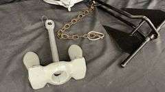 Boat Anchors Set - Fluke, Danforth, Grapnel Types