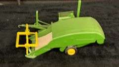 John Deere 1/16 Scale Model Toy Hay Baler, Metal and Plastic