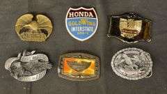 Honda Gold Wing Interstate & Daytona Bike Week Belt Buckles Collection