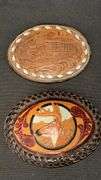 Tony Lama and other Leather Belt Buckle Collection, Hand-Tooled Designs