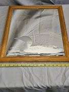 Framed Etched Mirror, Loon Design, 18x24 inches