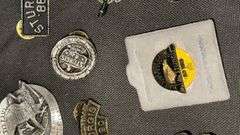 Sturgis Motorcycle Rally Collectible Pins, 1988-1993, Various Designs