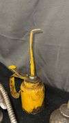 Vintage Oil Cans Collection with Various Spout Types, Metal Material
