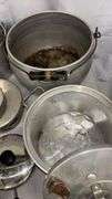 Aluminum Cookware Set, Detachable Handle & Lids, Silver