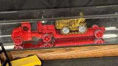 Tonka Truck with Loader & Matchbox K-7 Cattle Truck, Diecast Model Vehicles