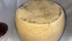 Vintage Brown and Beige Stoneware Pots, Labeled Flour