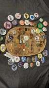 Vintage Collection of 50+ Pins & Badges, Tractors & Motorcycles Theme