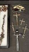 Rosary Beads and Crucifixes, Wood and Metal, Multiple Designs