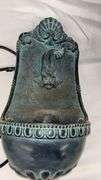 Wall Fountains, Terracotta & Verdigris Green, Electric, Lion & Fish Motif
