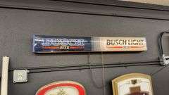 Busch Lighted Beer Sign, Wall Mount, Approx. 36 Inches Wide