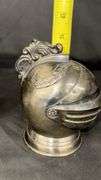 Helmet-Shaped Novelty Decanter Set with Shot Glasses and Helmet Bank