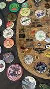 Vintage Collection of 50+ Pins & Badges, Tractors & Motorcycles Theme
