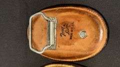 Tony Lama and other Leather Belt Buckle Collection, Hand-Tooled Designs
