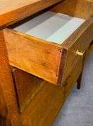 Mission Style Oak Dresser with Mirror, 40x19x40 Inches