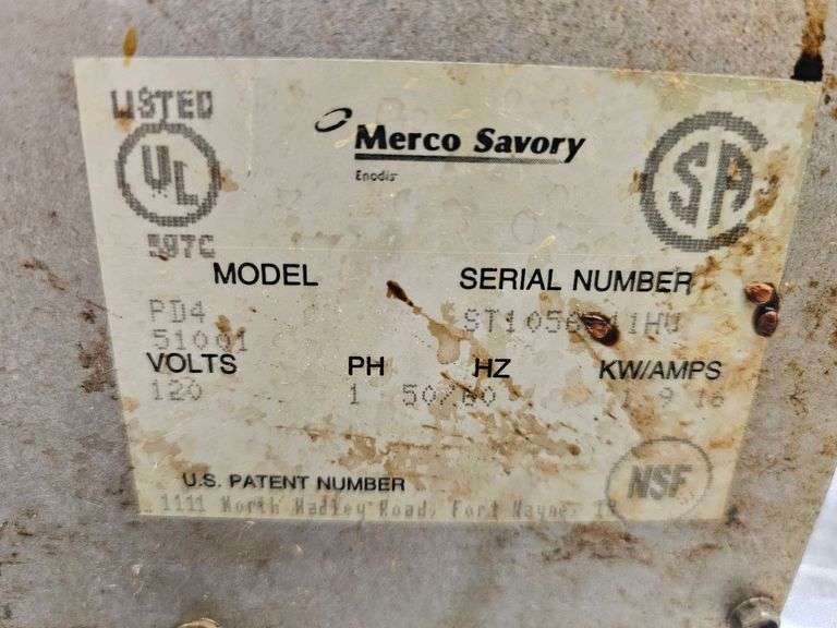 Merco Savory PD4 Pop-Down Toaster, 4 Slots