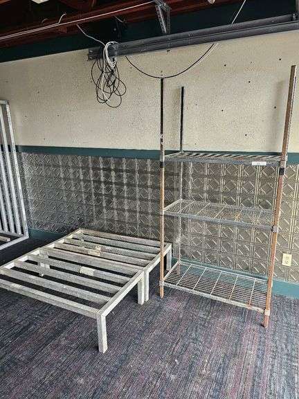 Metal Shelving Unit and Dunnage Racks