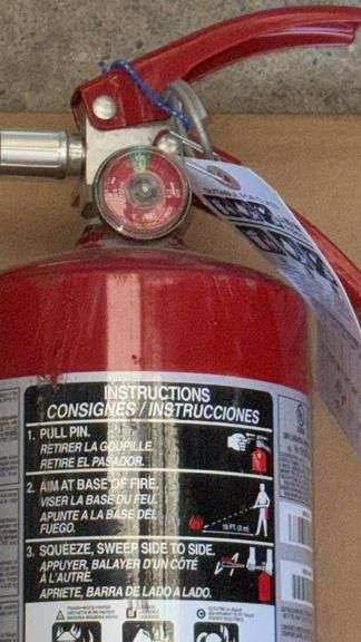 Sentry ABC Fire Extinguisher, 5 lbs Capacity, Dry Chemical Agent - All need charging