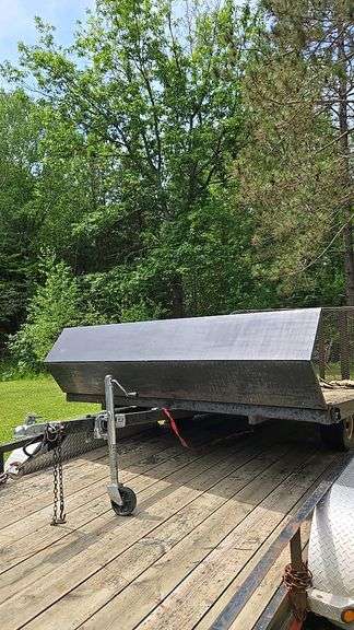 Snowmobile Trailer with Tilt Deck