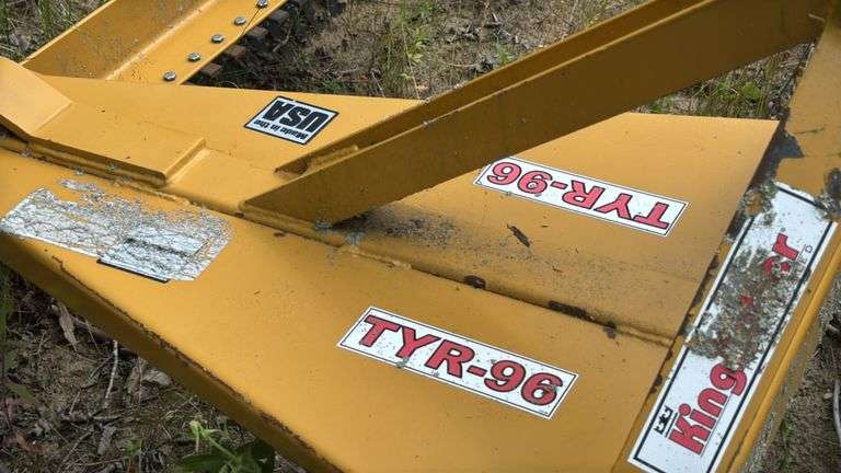 King Kutter TYR-96 Landscape Rake, 96" Width, 3-Point Hitch