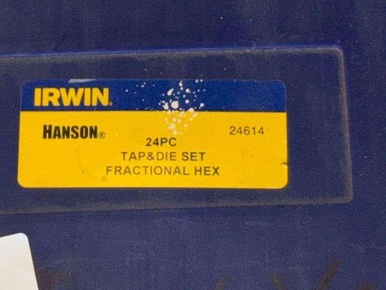 IRWIN Hanson 24614 Tap and Die Set, Fractional Hex
