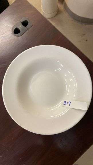 White Ceramic Bowls, 11 Inch Diameter