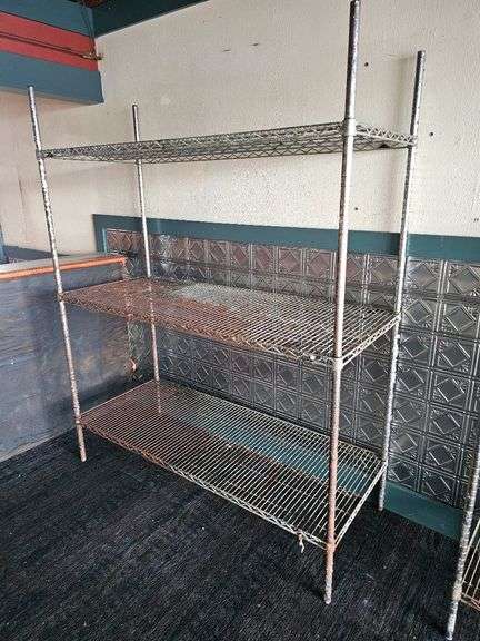Metal Wire Shelving Unit, 60"x24"x84"
