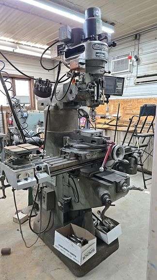 Bridgeport Vertical Milling Machine, Series I, Serial J-101754, 80-2720 RPM