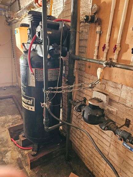 U.S. General US660V 60-Gallon Air Compressor, 150 PSI, Electric