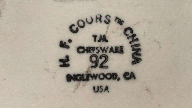 HF Coors Small Ceramic Bowls, Ovenware 92, 5.25" Diameter, USA Made