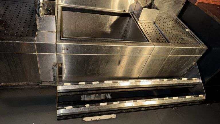 Commercial Stainless Steel Bar Sink Station, 94.5" Long