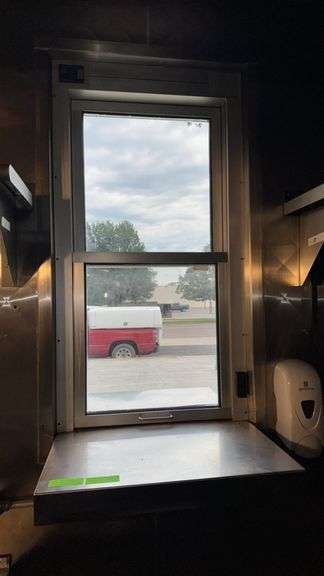 28x50 Stainless Steel Indoor/Outdoor Pass-Through Window