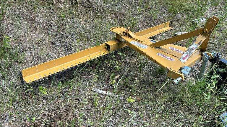 King Kutter TYR-96 Landscape Rake, 96" Width, 3-Point Hitch