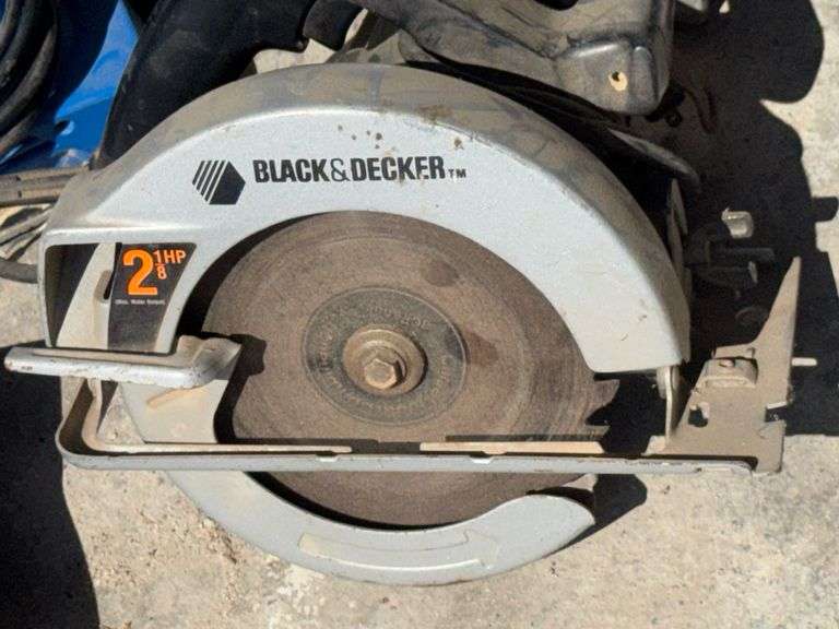 Black & Decker Circular Saw 2HP & Tiger Saw Reciprocating, Corded Electric