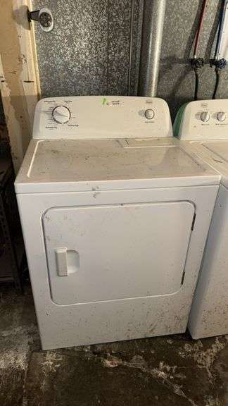 Roper Washer and Dryer Set, Multiple Settings, White, High Efficiency