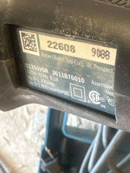 Makita 9227C Angle Polisher & Bosch 11255VSR Hammer Drill