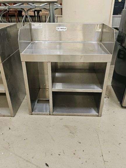 Glastender WS24 Stainless Steel Underbar Workstation