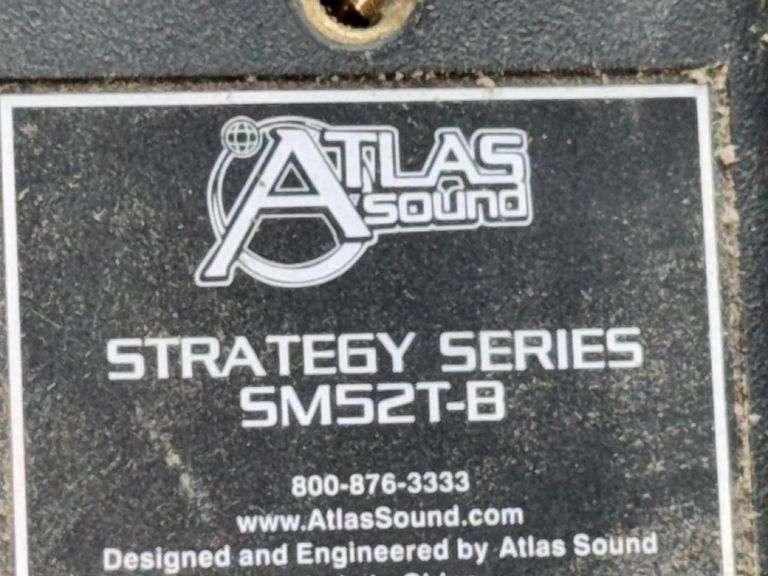 Atlas Sound Strategy Series SM52T-B Speakers