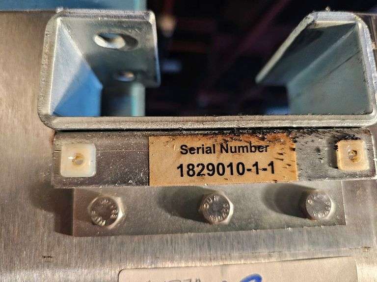 Stainless Steel Double Swing Door, 36" x 77", Serial #1829010-1-1