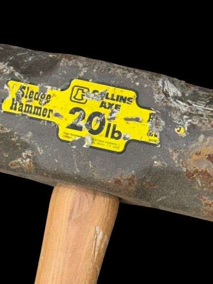 Collins Axe 20 lb Sledgehammer, Made in Mexico, Wooden Handle