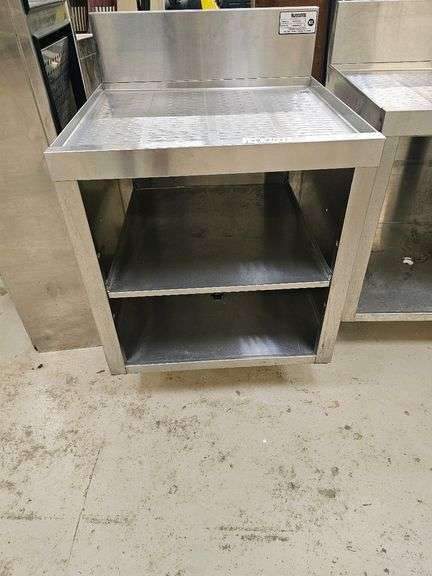 Krowne KR18-GSB3 Stainless Steel Underbar Workstation, NSF Certified