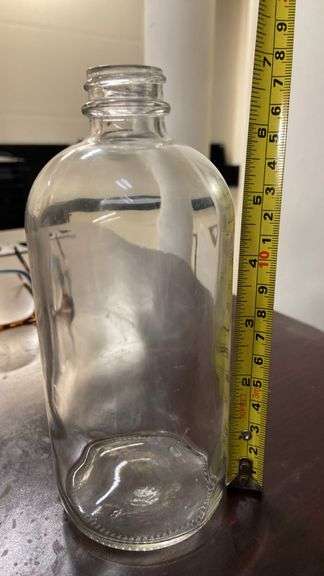 Clear Glass Jars, 16 oz Capacity, 7" Height