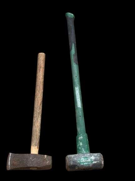 Masterforce Sledgehammer Set, 36" & 16" Lengths, Steel Heads