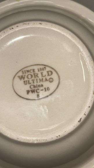 World Ultima Ceramic Bowls, Model PWC-10, 6.5-inch