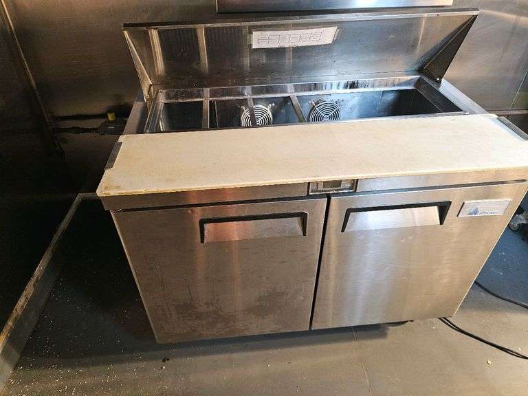AP48-12 Commercial Refrigerated Prep Table, 48"x31"x45", 115V, Serial: AP48-1204216202602090002