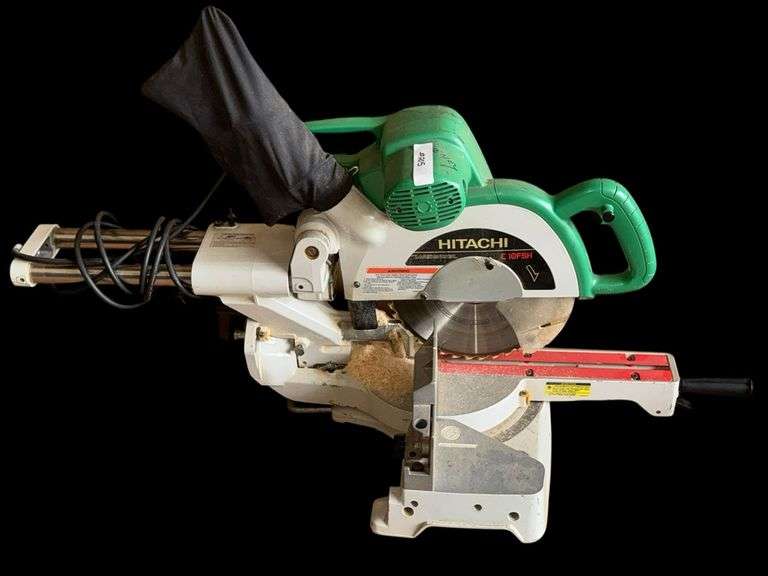 Hitachi C10FSH Miter Saw, 10" Blade, 12A, 3800 RPM, Serial 2320003